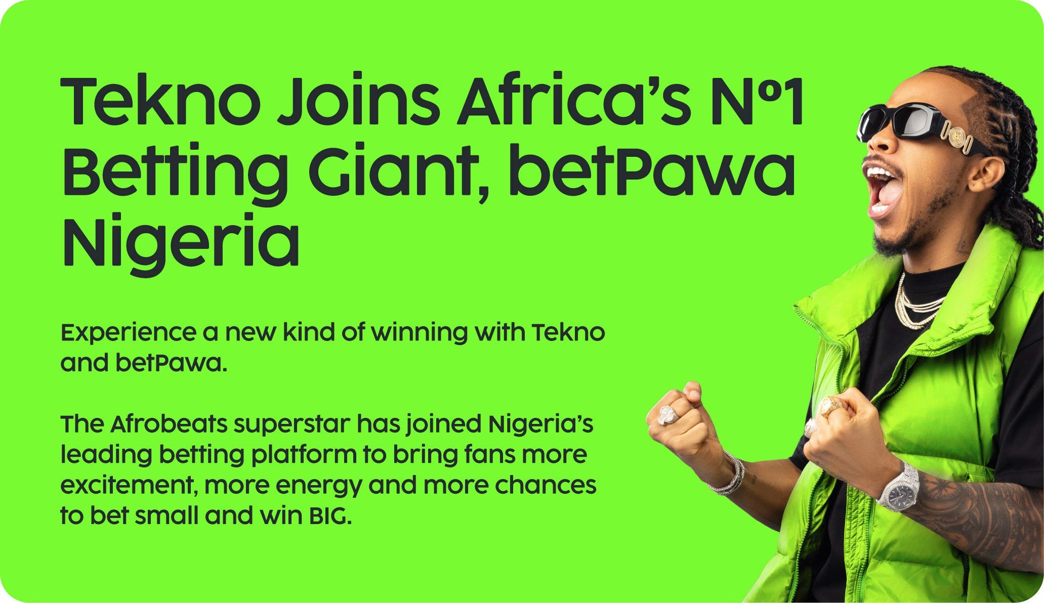 Tekno joins betPawa Nigeria as Brand Ambassador